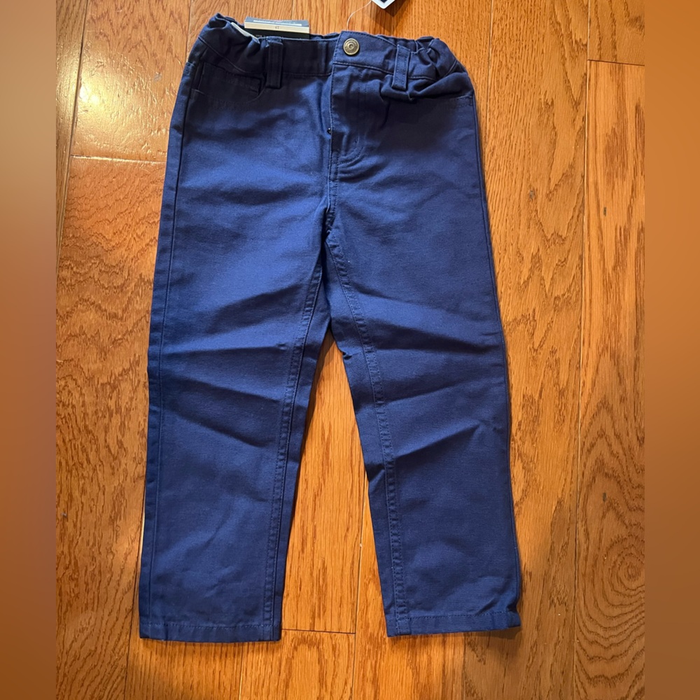 Vineyard Vines NWT kids adjustable waist Navy Straight Jeans